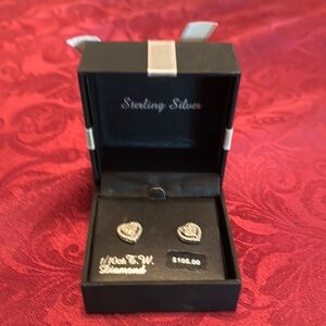 Sterling Silver Heart Earrings